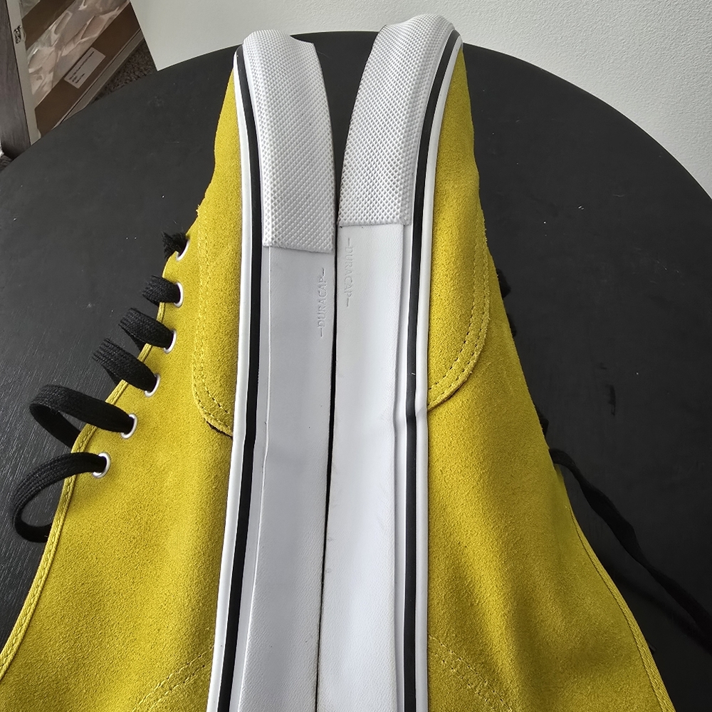 VansSkate Authentic Mid (Heritage Mustard) Like NEW Size 12 - Picture 3 of 11